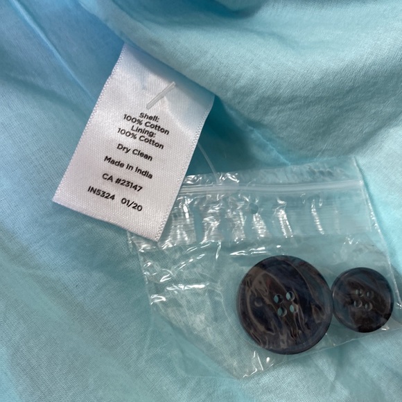 TALBOT quilted blue green blazer/ jacket size 10 NWT - Picture 9 of 9